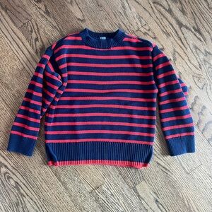 Striped Navy and Red Boys’ Sweater